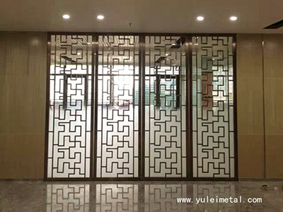 办公楼取光不锈钢屏风隔断工程小型项目